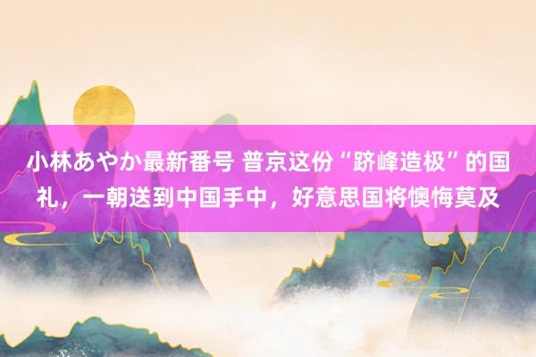 小林あやか最新番号 普京这份“跻峰造极”的国礼，一朝送到中国手中，好意思国将懊悔莫及