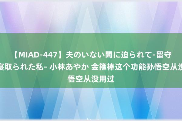 【MIAD-447】夫のいない間に迫られて-留守中に寝取られた私- 小林あやか 金箍棒这个功能孙悟空从没用过