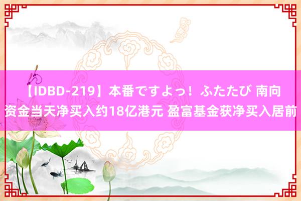 【IDBD-219】本番ですよっ！ふたたび 南向资金当天净买入约18亿港元 盈富基金获净买入居前