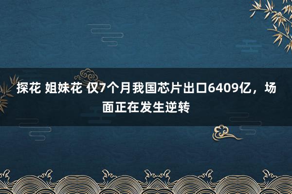 探花 姐妹花 仅7个月我国芯片出口6409亿，<a href=